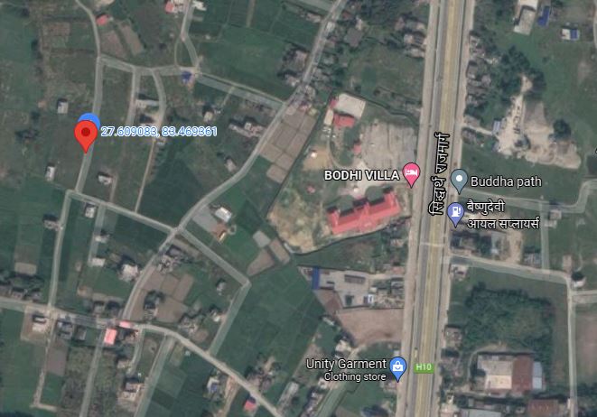 LAND FOR SALE NEAR BODHIVILLA MANGALAPUR TILOTTAMA